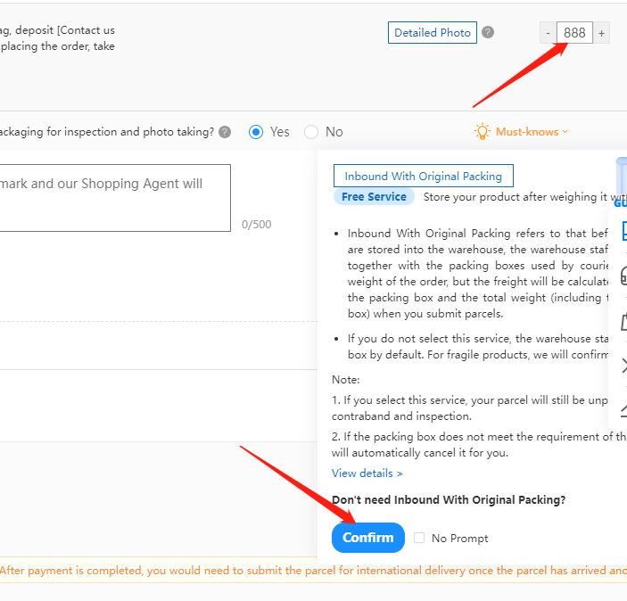 Plătiți prin agentul Taobao